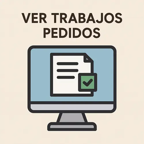 Ver trabajos pedidos en mi cuenta de Exclusive Lab